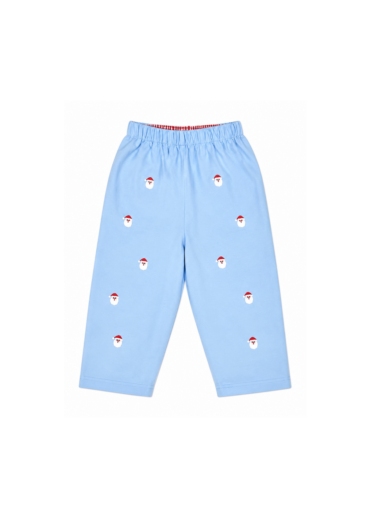 Santa Face Reversible Leo Pants - Posh Tots Children's Boutique