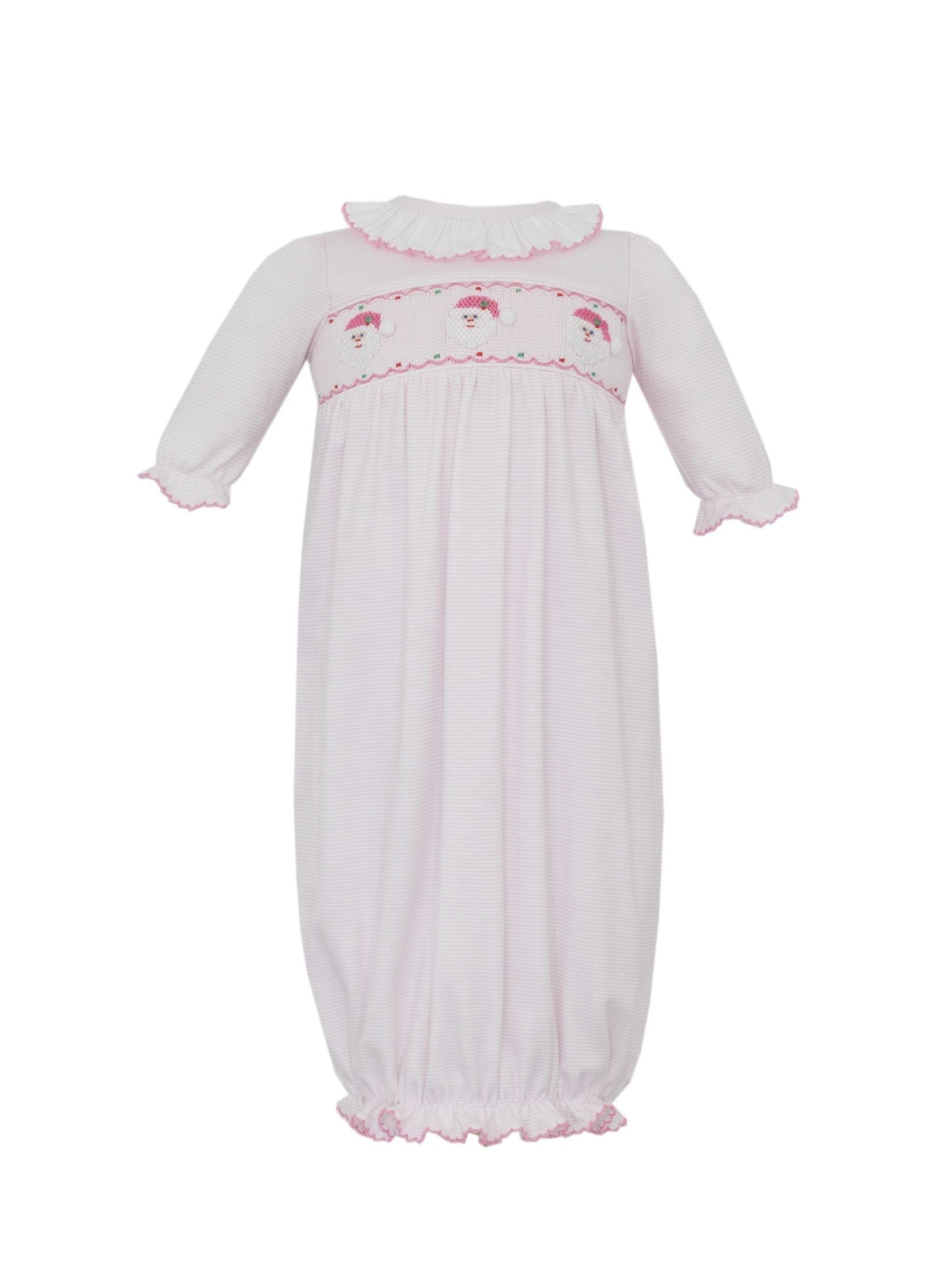 Santa Face Girl´S Stripe Knit Sac L/S