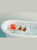 Santa & His Reinducks Bath Toy Set