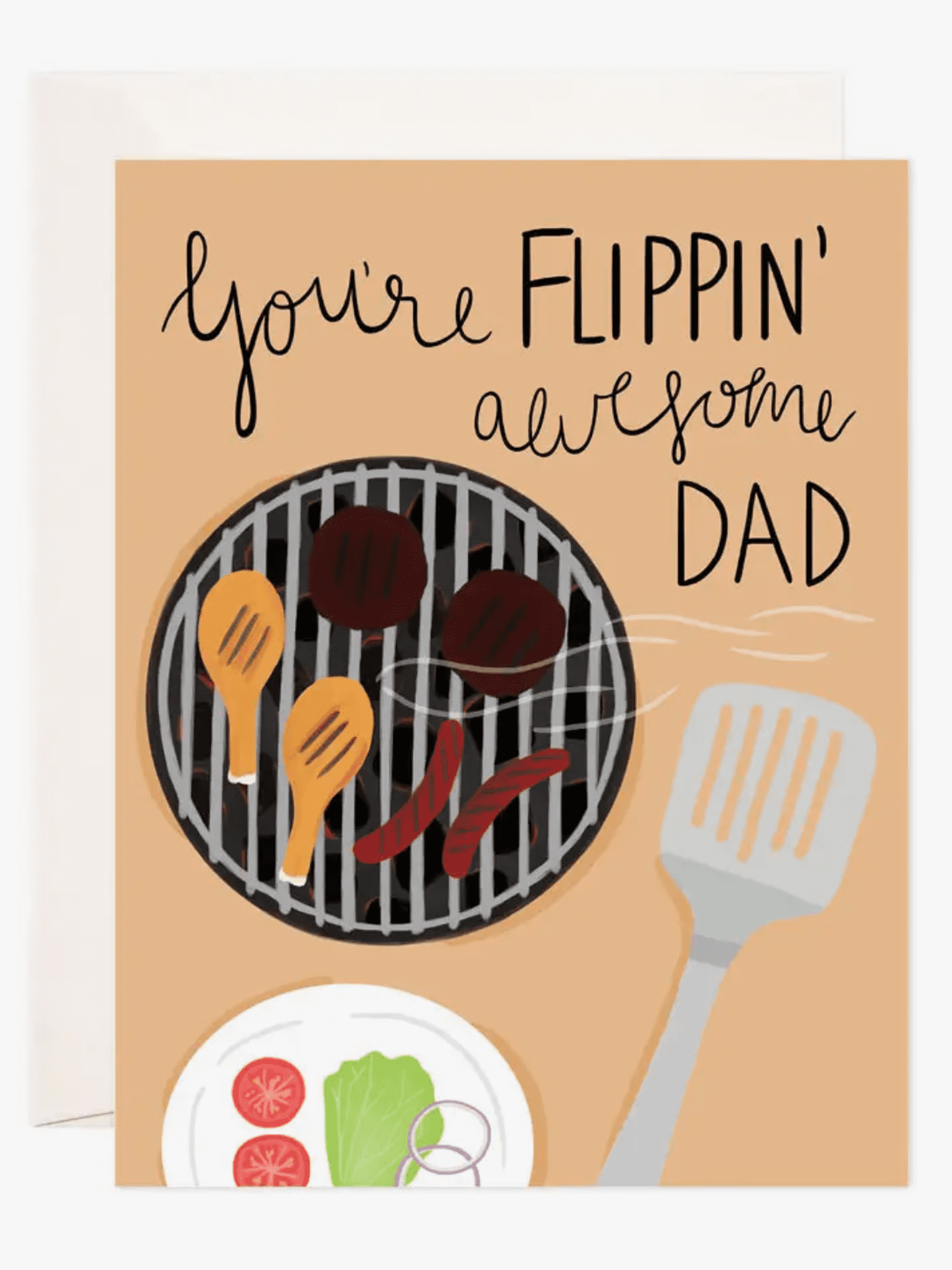 Flippin Awesome Dad Greeting Card