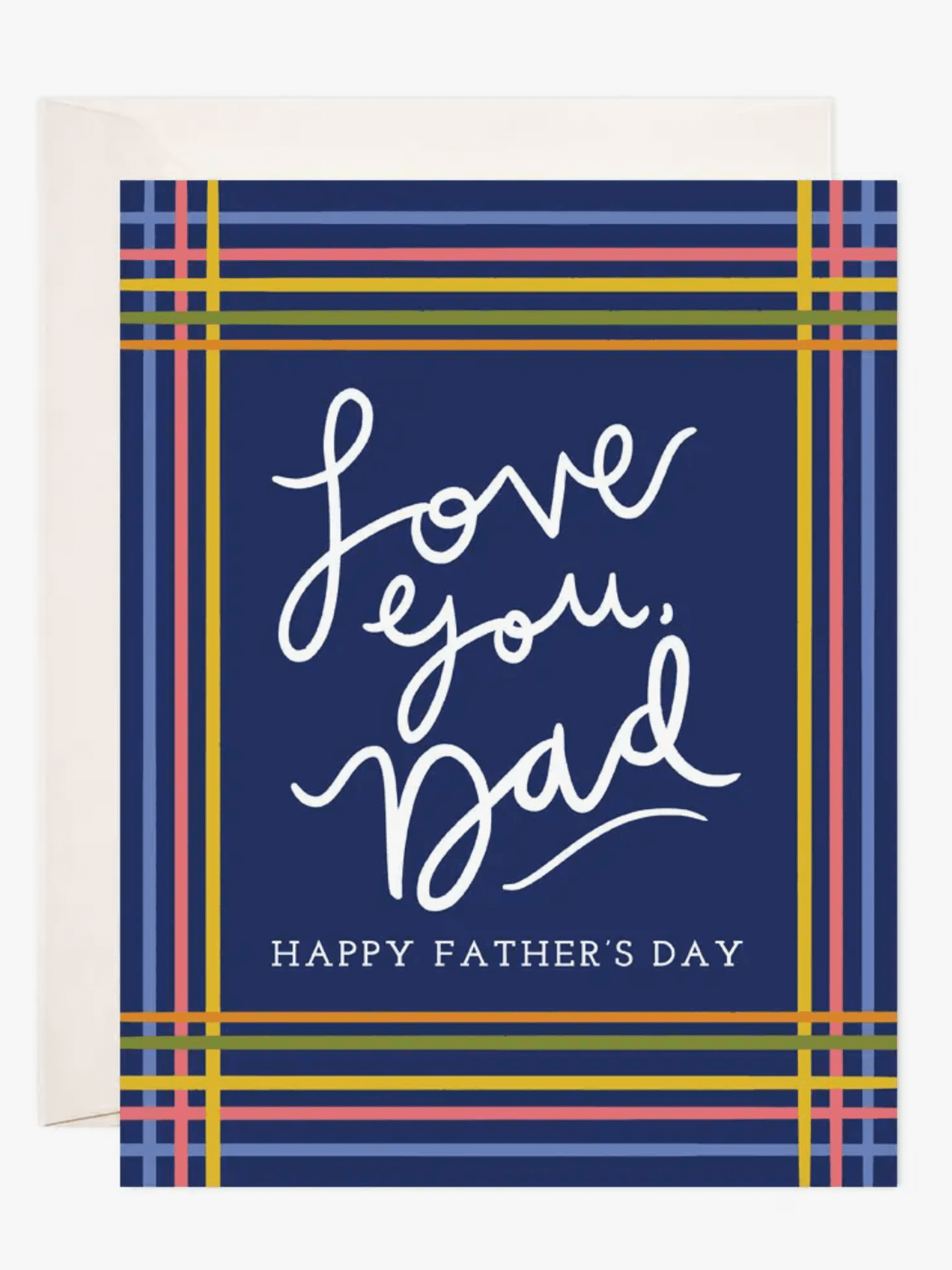 Love Dad Stripes Greeting Card