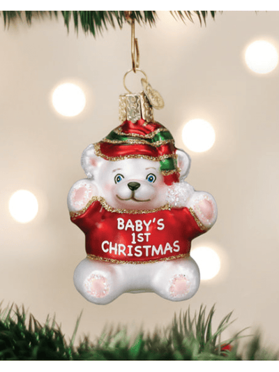 Baby's 1st Christmas Ornament - Posh Tots Children's Boutique