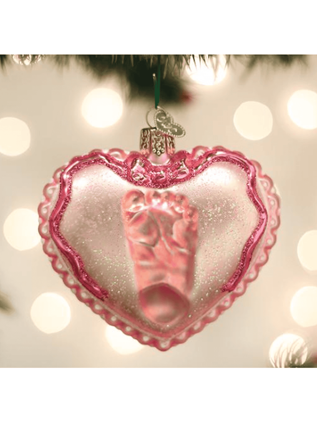 Baby's Footprint Ornament - Posh Tots Children's Boutique