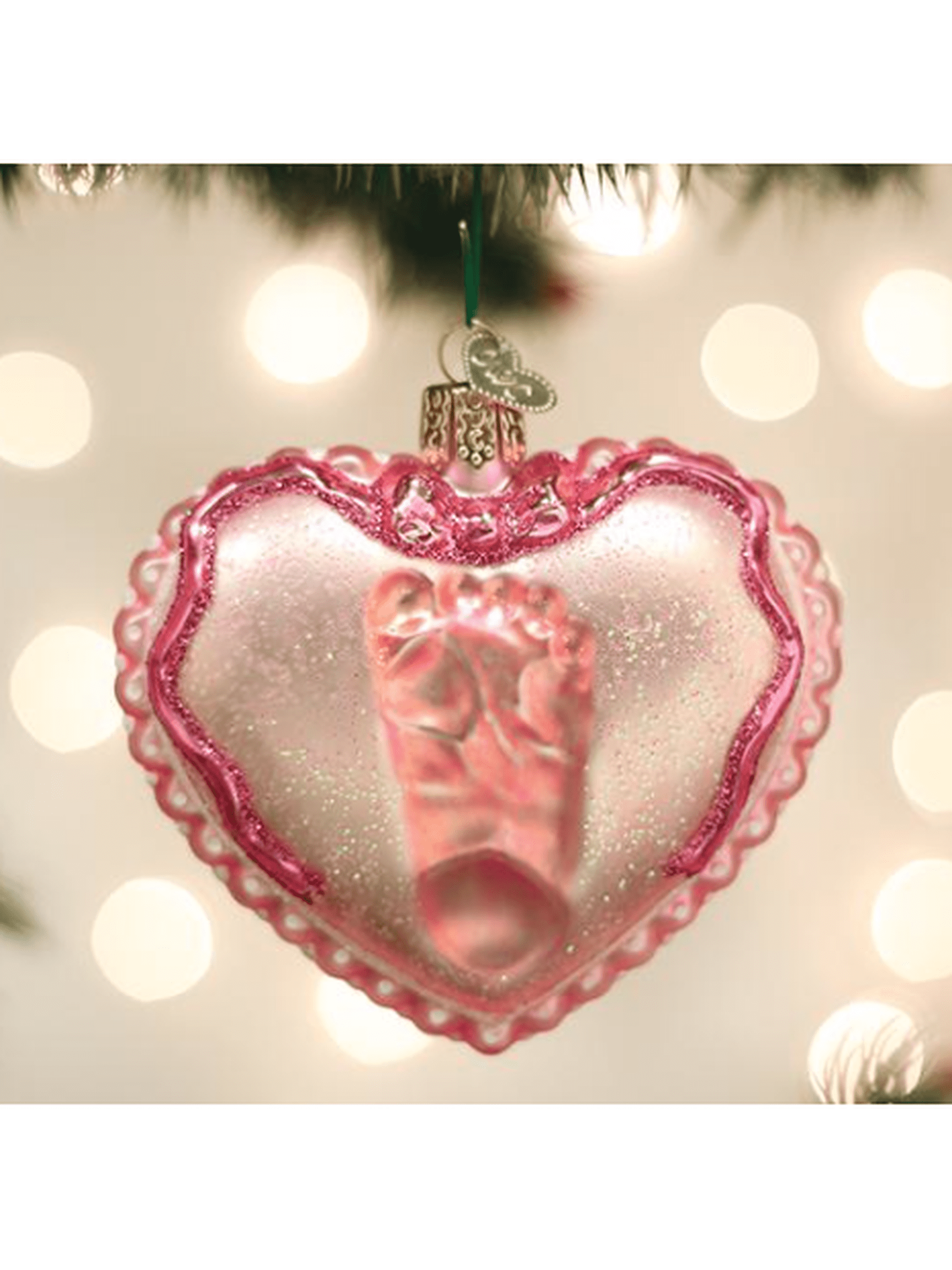 Baby's Footprint Ornament - Posh Tots Children's Boutique