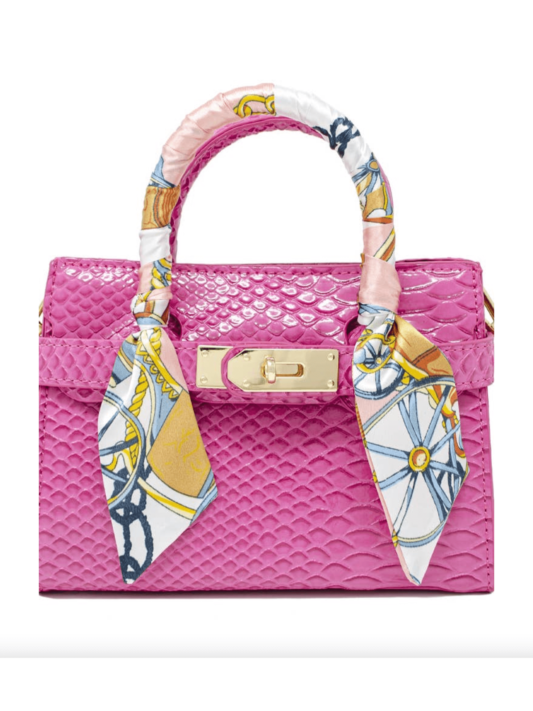Crocodile Scarf Handbag