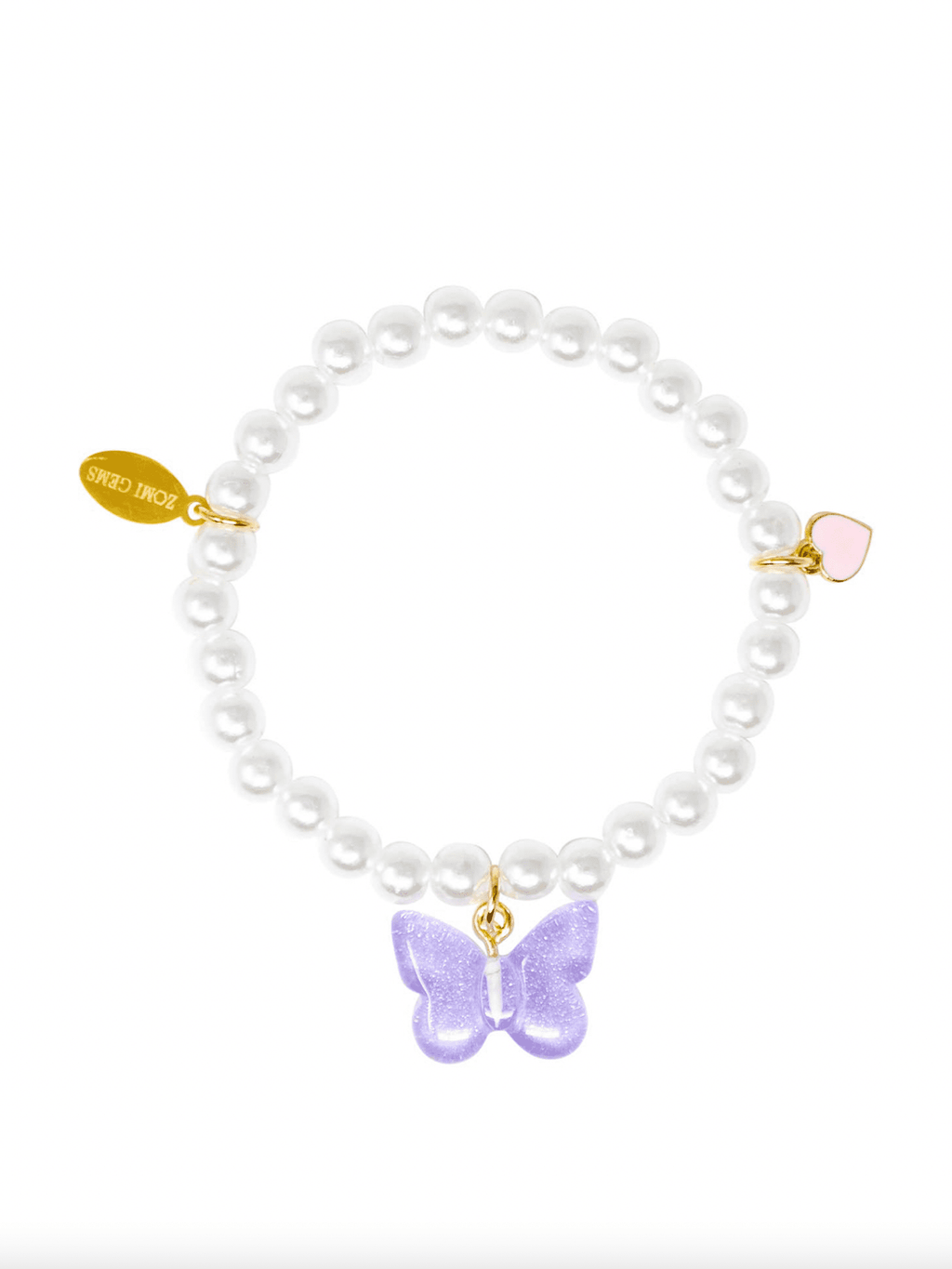 Butterfly, Gummy Bear & Heart Bracelet