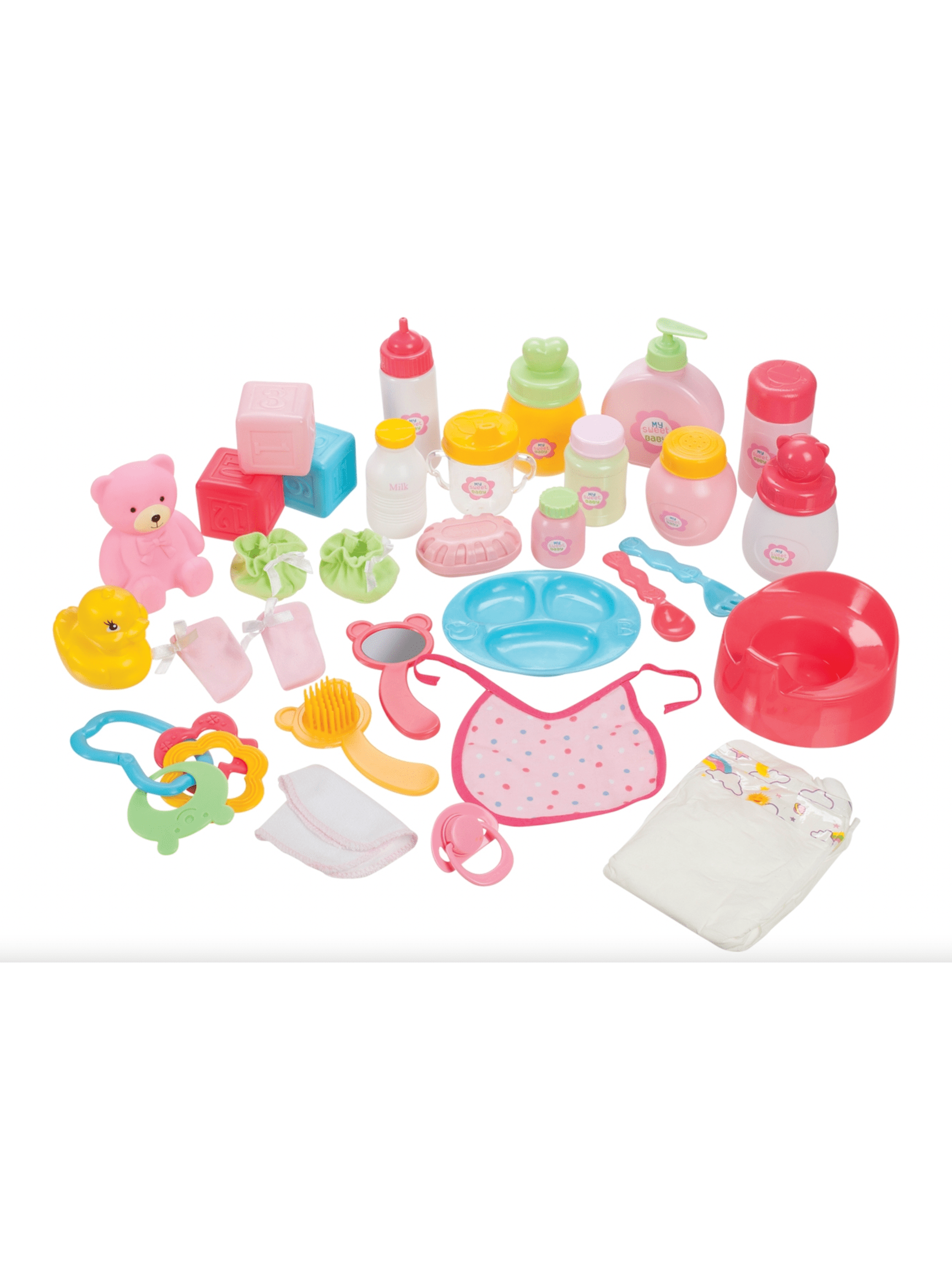 My Sweet Baby-Baby Care Set, Baby Doll Accessories