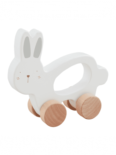Wood Bunny Pull Toy