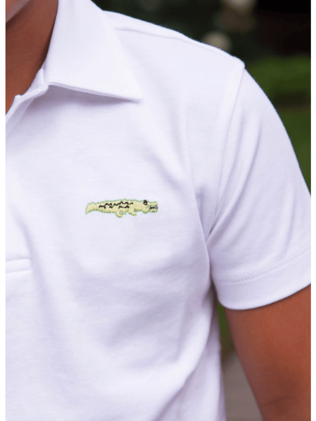 Embroidered S/S Knit Polo