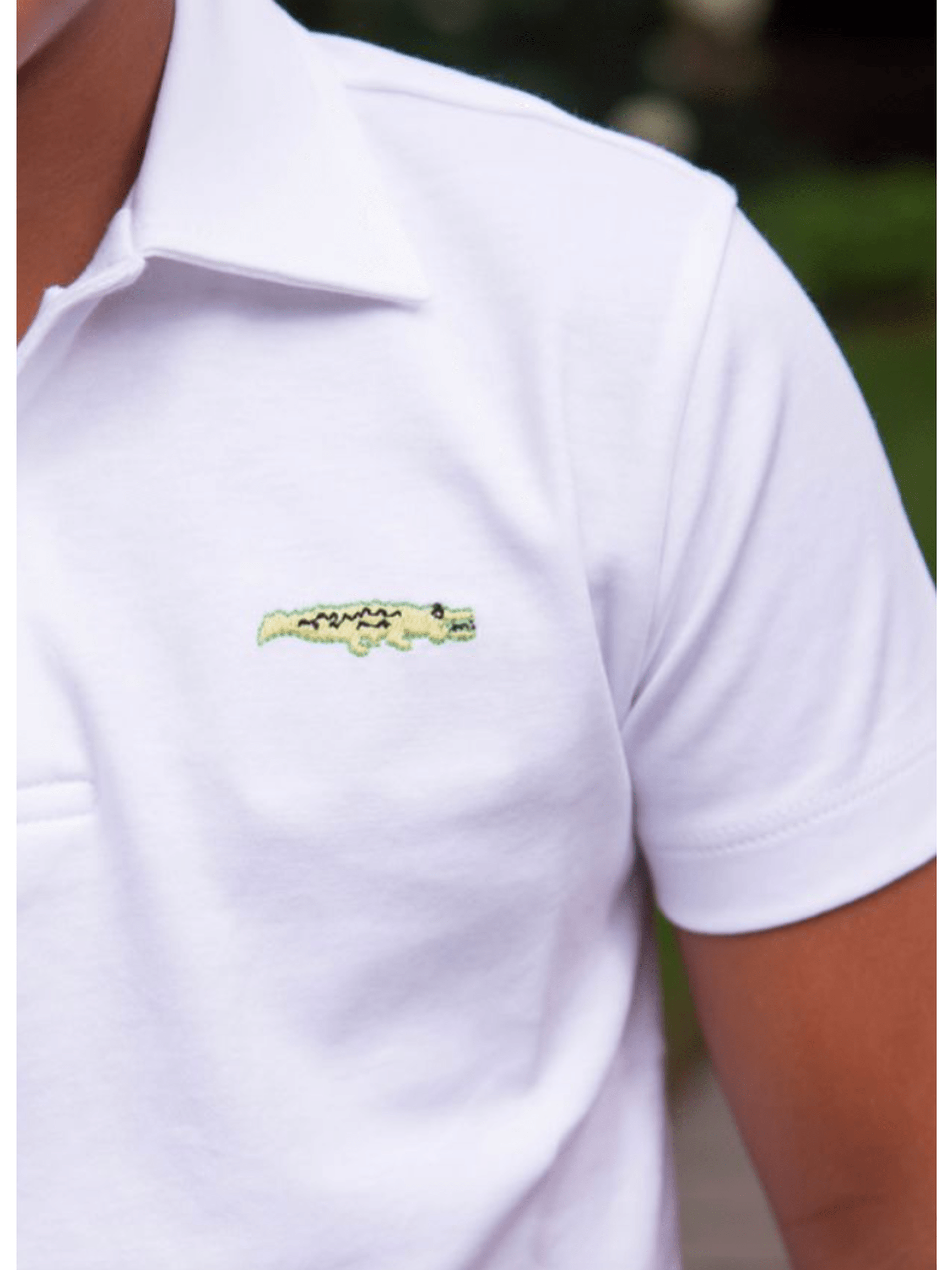 Embroidered S/S Knit Polo