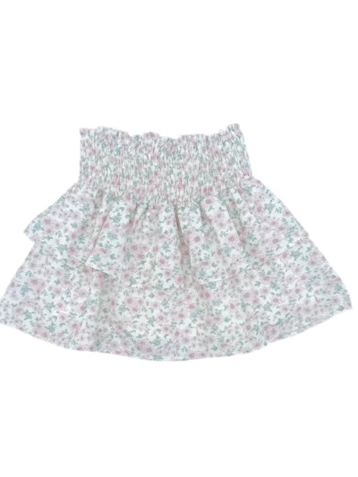 Smocked Skirt- Cherry Blossom