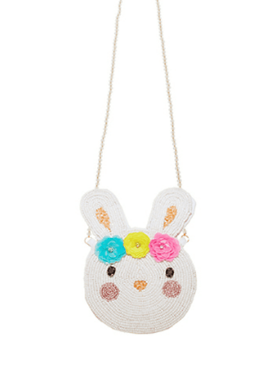 Easter Bunny Beaded Bag