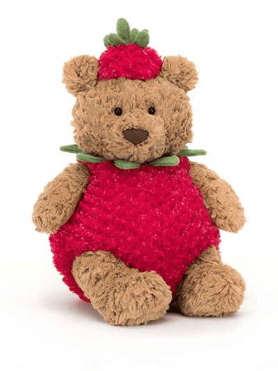 Bartholomew Bear Strawberry - Posh Tots Children's Boutique