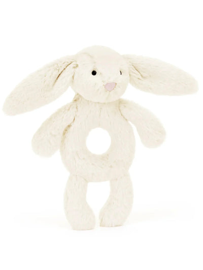 Bashful Cream Bunny Ring Rattle