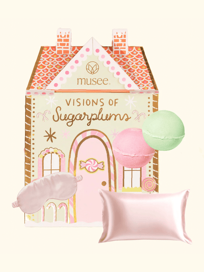 Visions Of Sugarplums Bath Balm, Pillowcase & Eye Mask Set