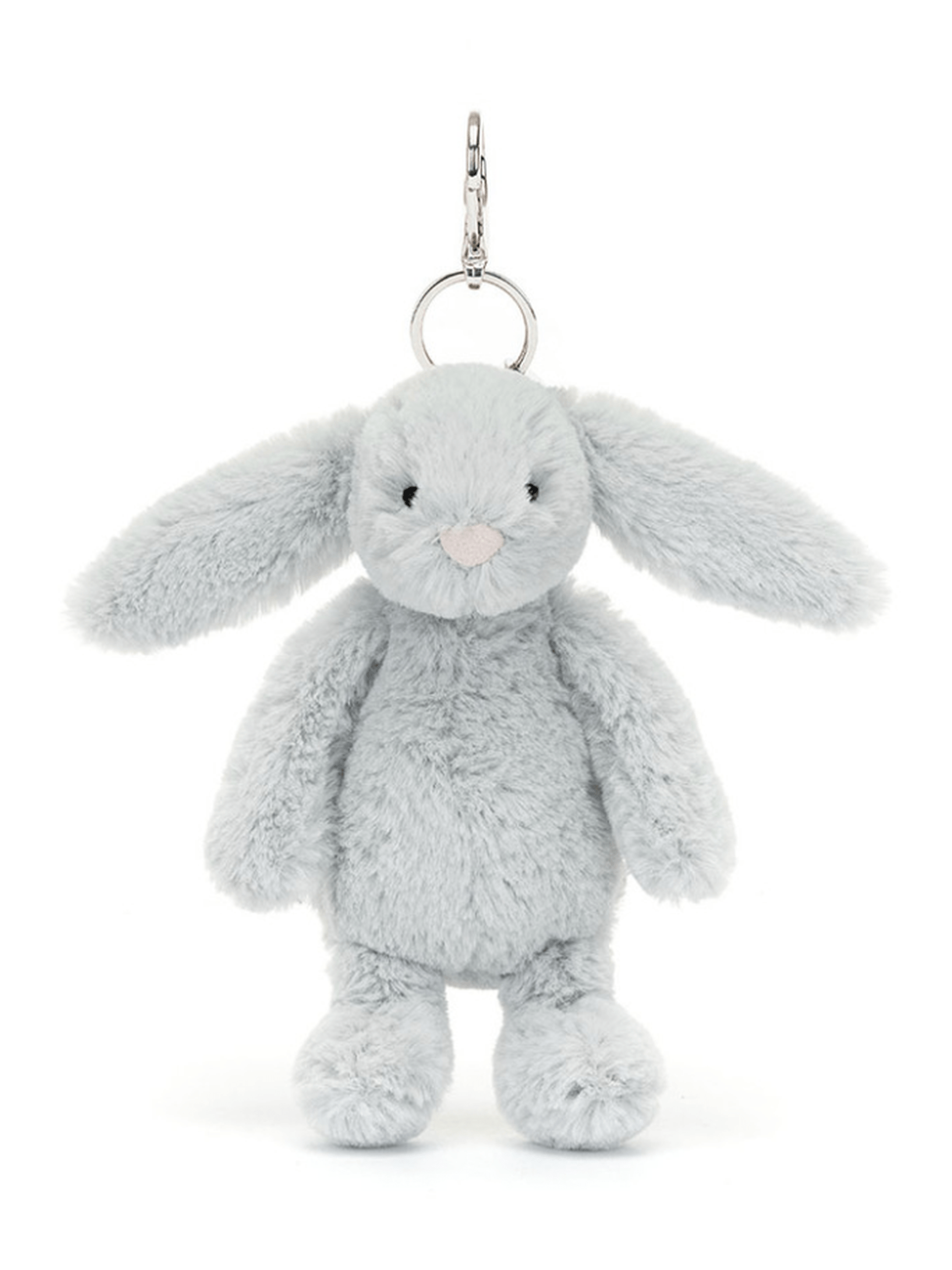 Bashful Silver Bunny Bag Charm