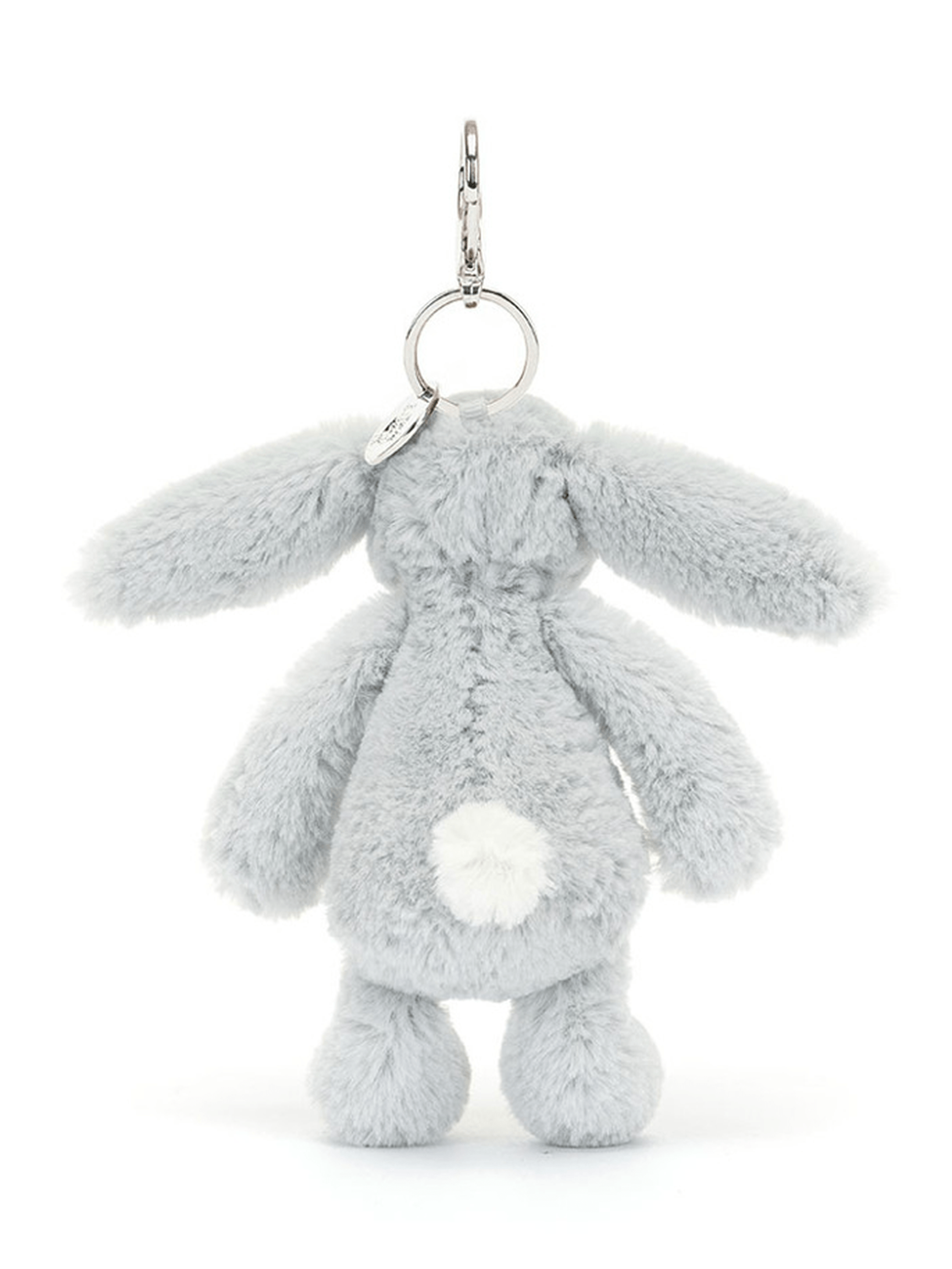 Bashful Silver Bunny Bag Charm