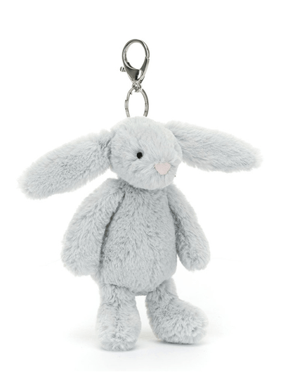 Bashful Silver Bunny Bag Charm