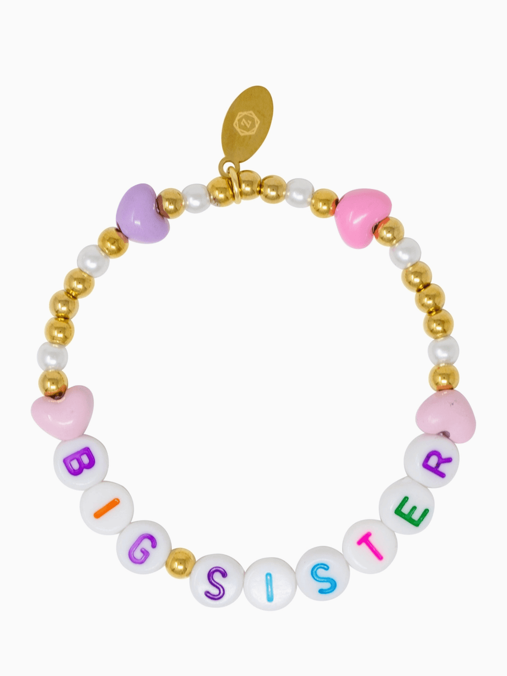Big Sis/Lil Sis Hearts Bracelet Tower