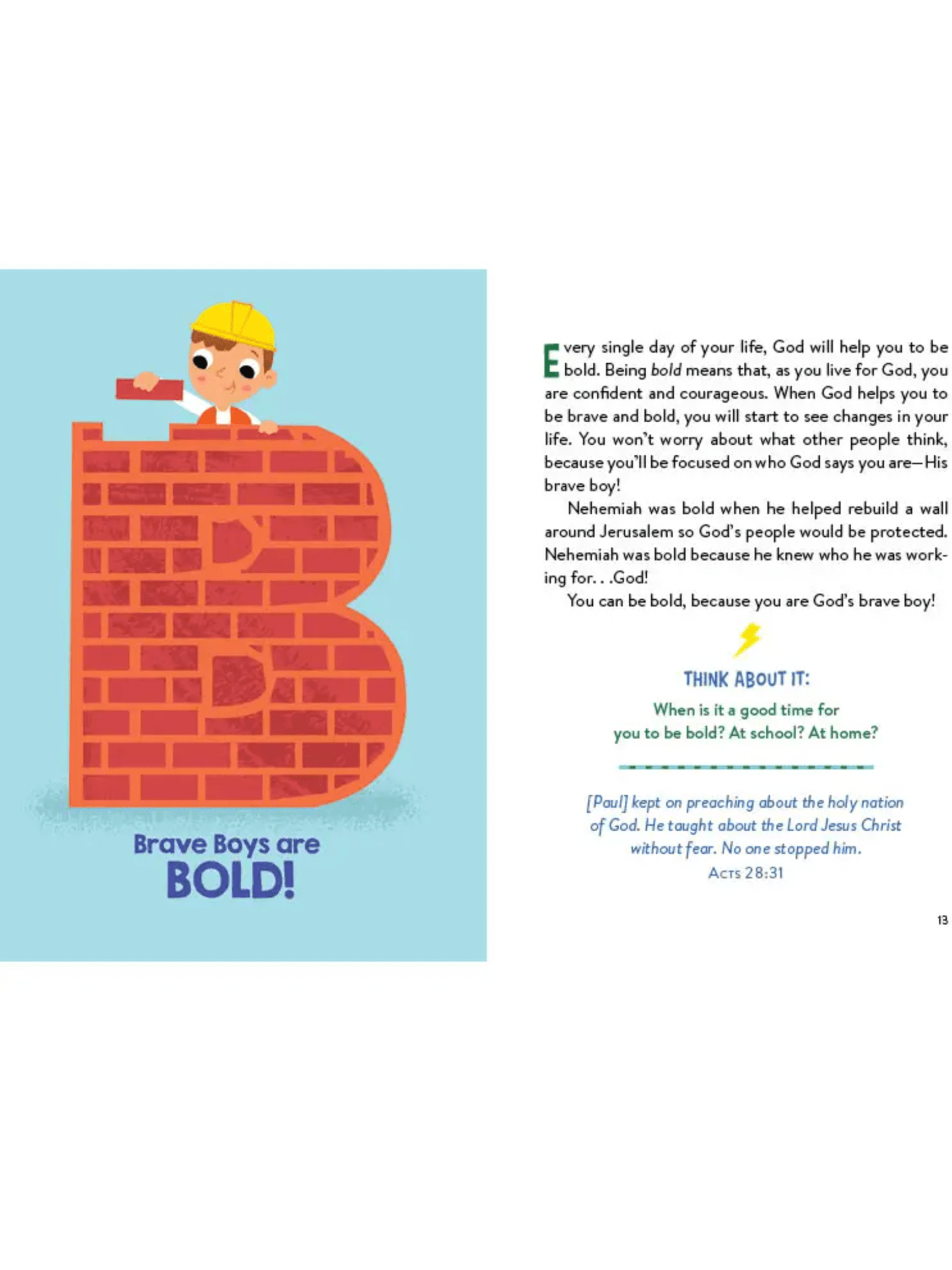 A To Z Devotions For Brave Boys