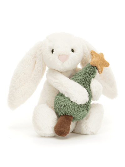 Bashful Bunny With Christmas Tree