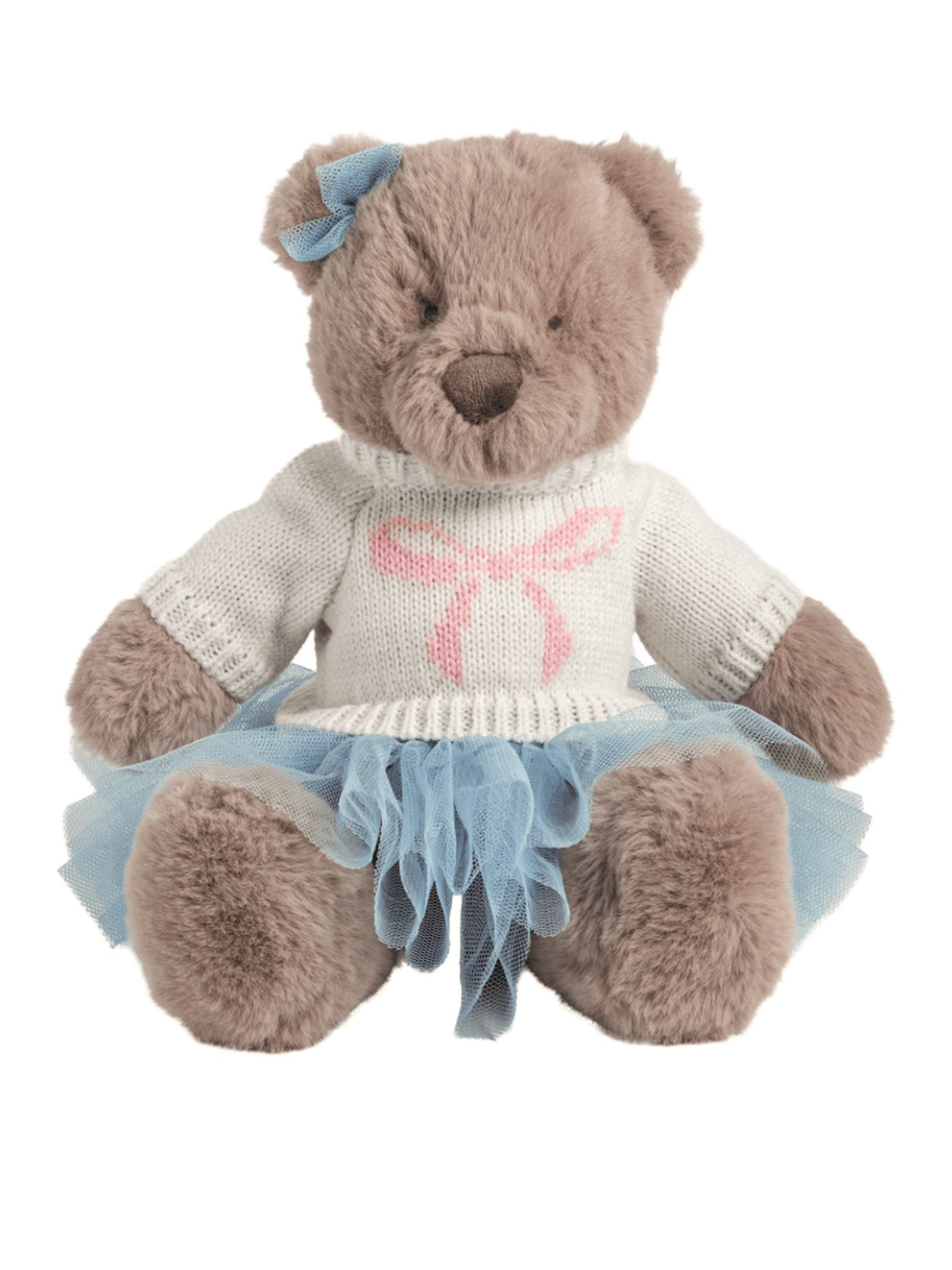 Blue Sweater Bear Plush