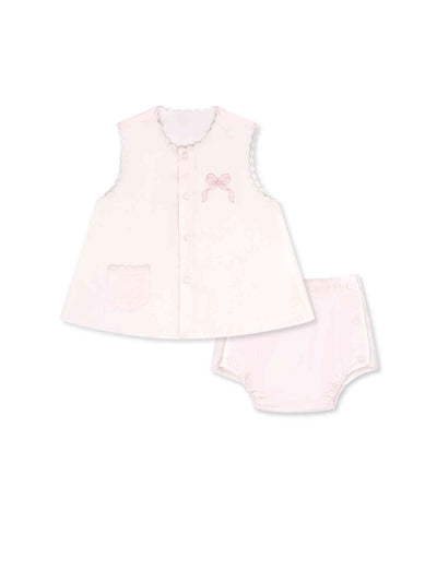 Maria Diaper Set - Blessings Pink Bow