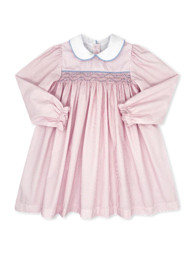 Michelle Dress - Classic Pink Mini Gingham