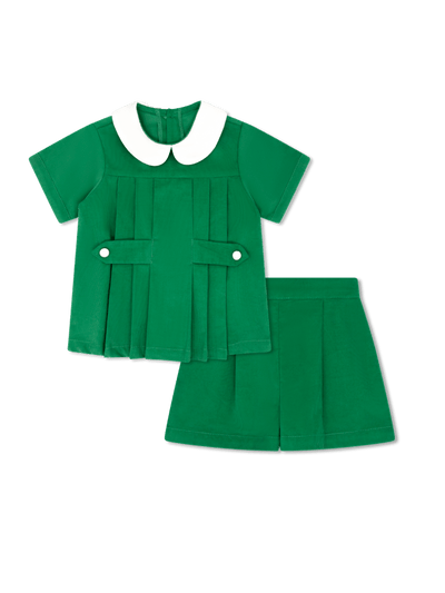 Andrew Corduroy Short Set - Garland Green