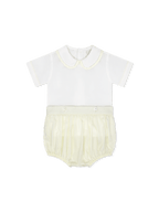 Brody Button On - Blessings Yellow Batiste - Posh Tots Children's Boutique