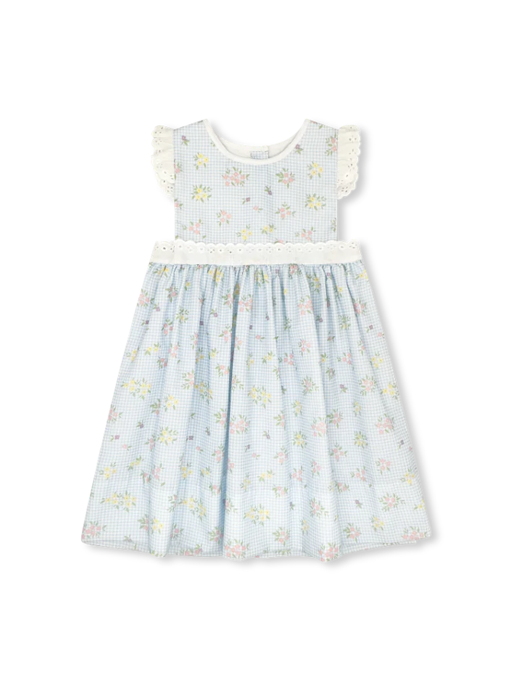 PRE-ORDER Pinafore Dress - Spring Time Blooms