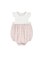 PRE-ORDER Pinafore Bubble - Playful Pink Buffalo Check