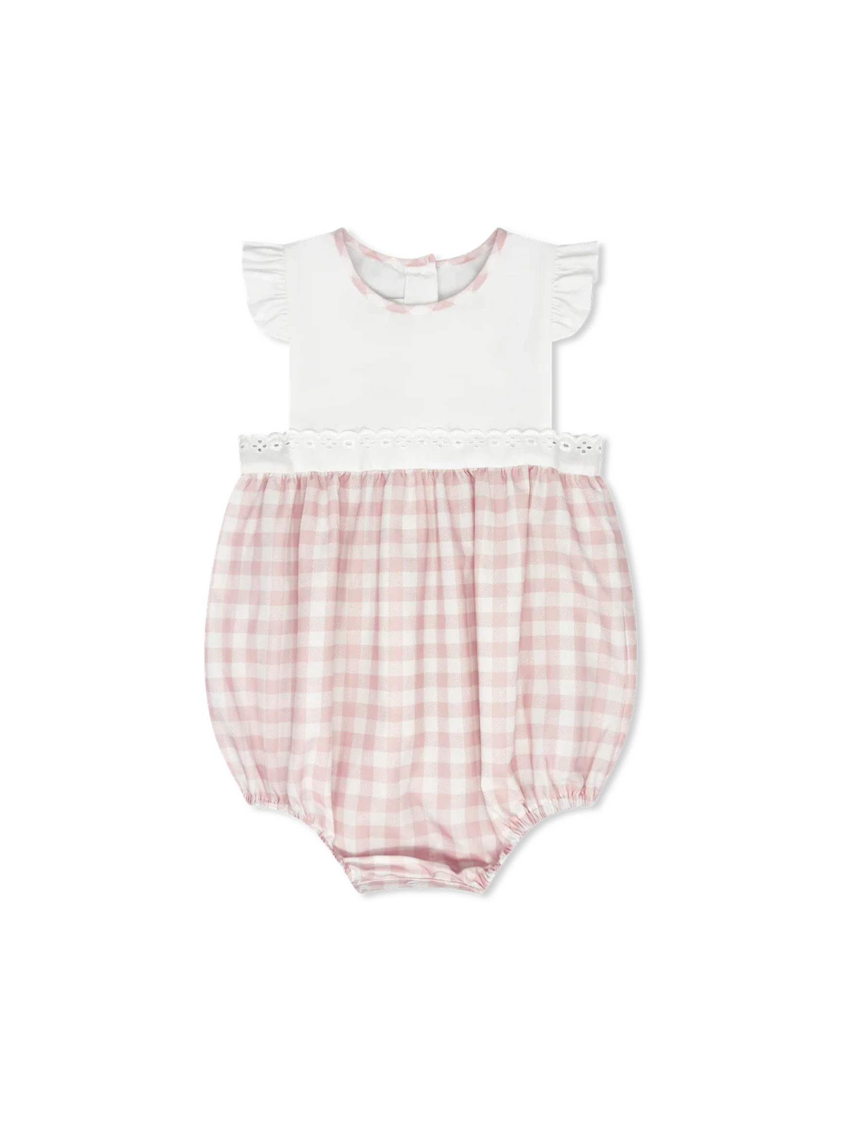 PRE-ORDER Pinafore Bubble - Playful Pink Buffalo Check