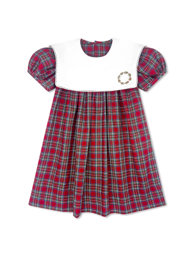 Hope Chest Woodstock Plaid Dress - Wreath