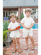 Brody Button On - Blessings Yellow Batiste - Posh Tots Children's Boutique