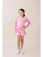 Savannah Jogger Short Set - Taffy Pink