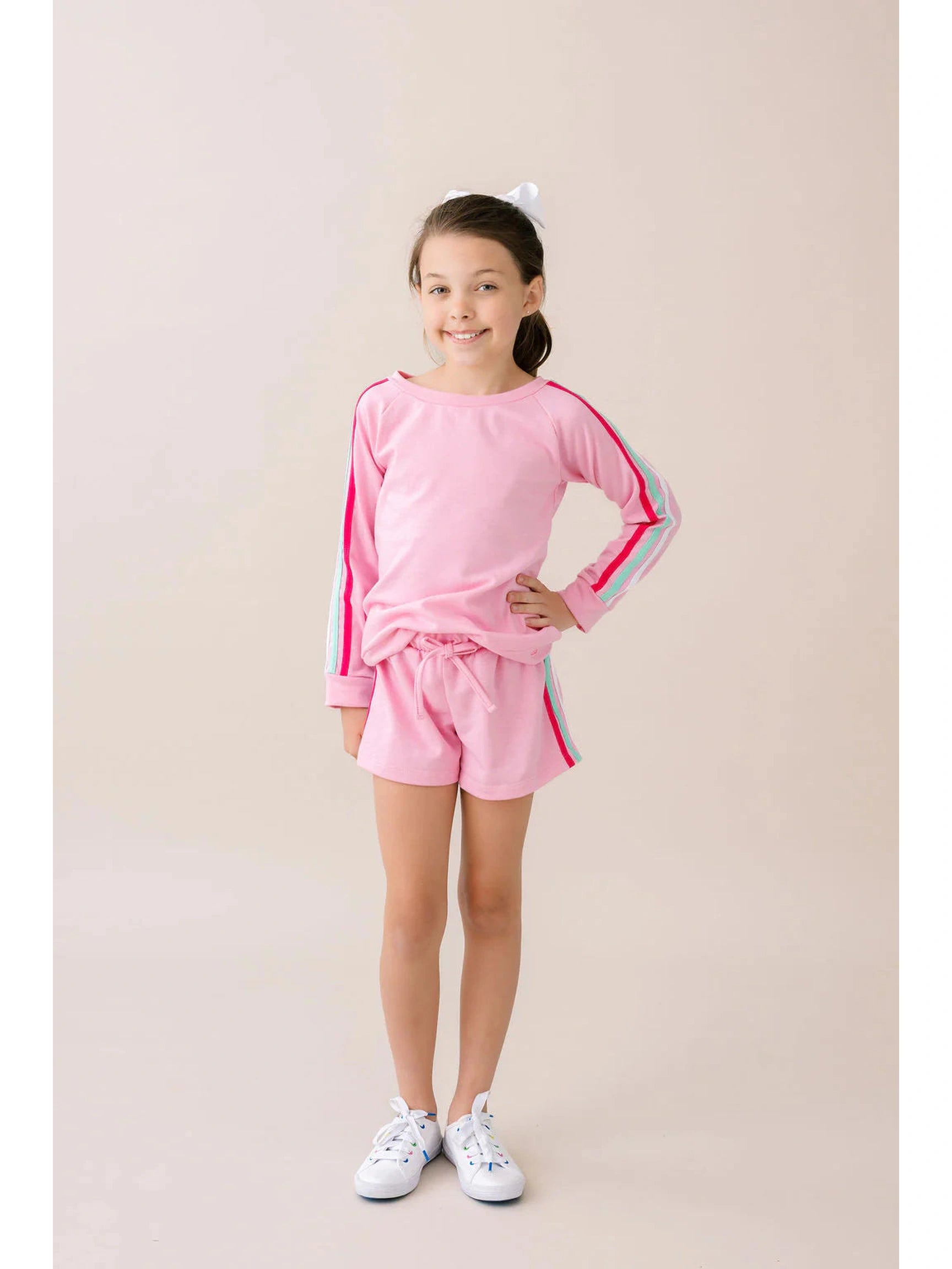 Savannah Jogger Short Set - Taffy Pink