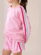 Savannah Jogger Short Set - Taffy Pink