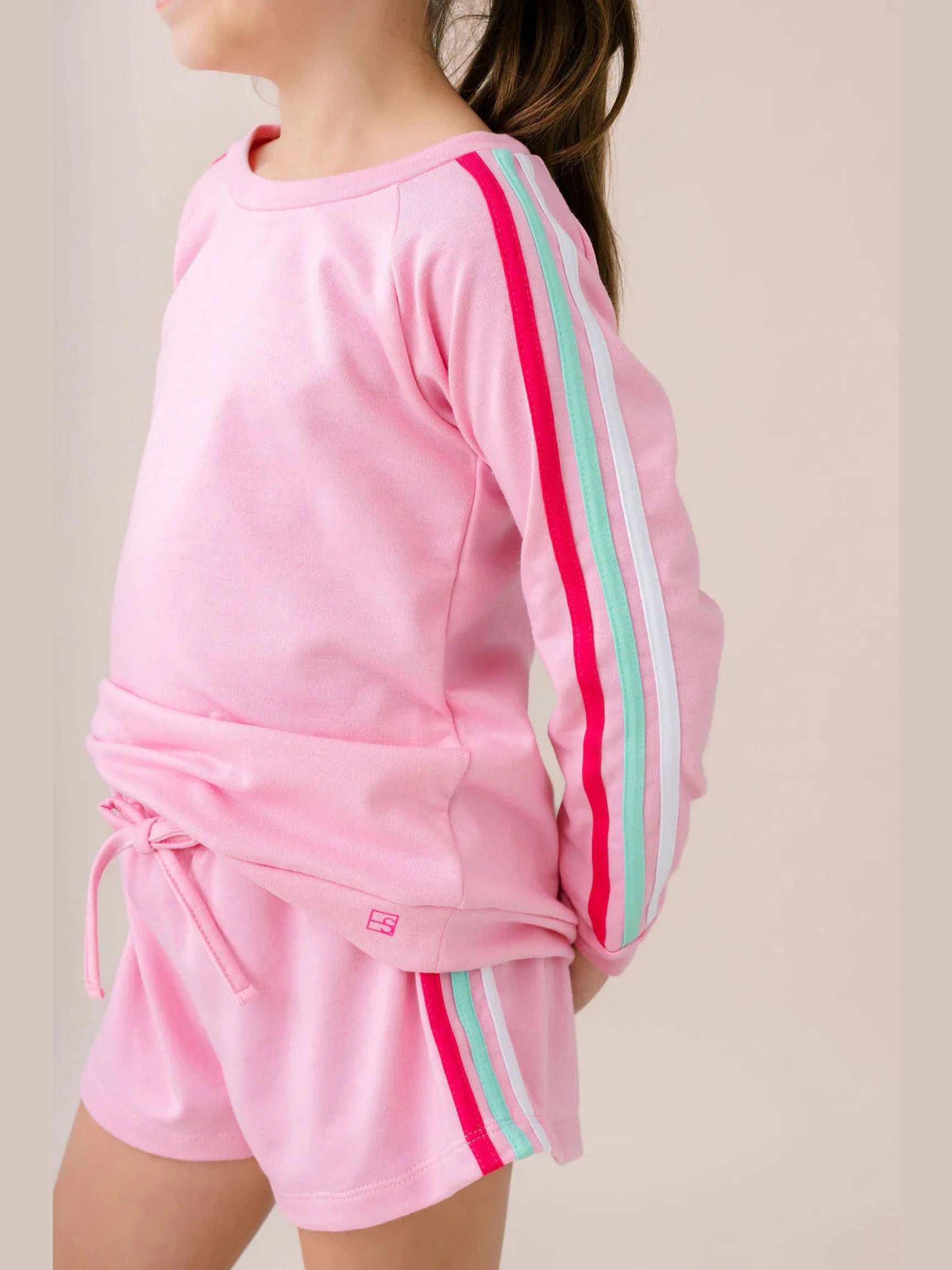 Savannah Jogger Short Set - Taffy Pink