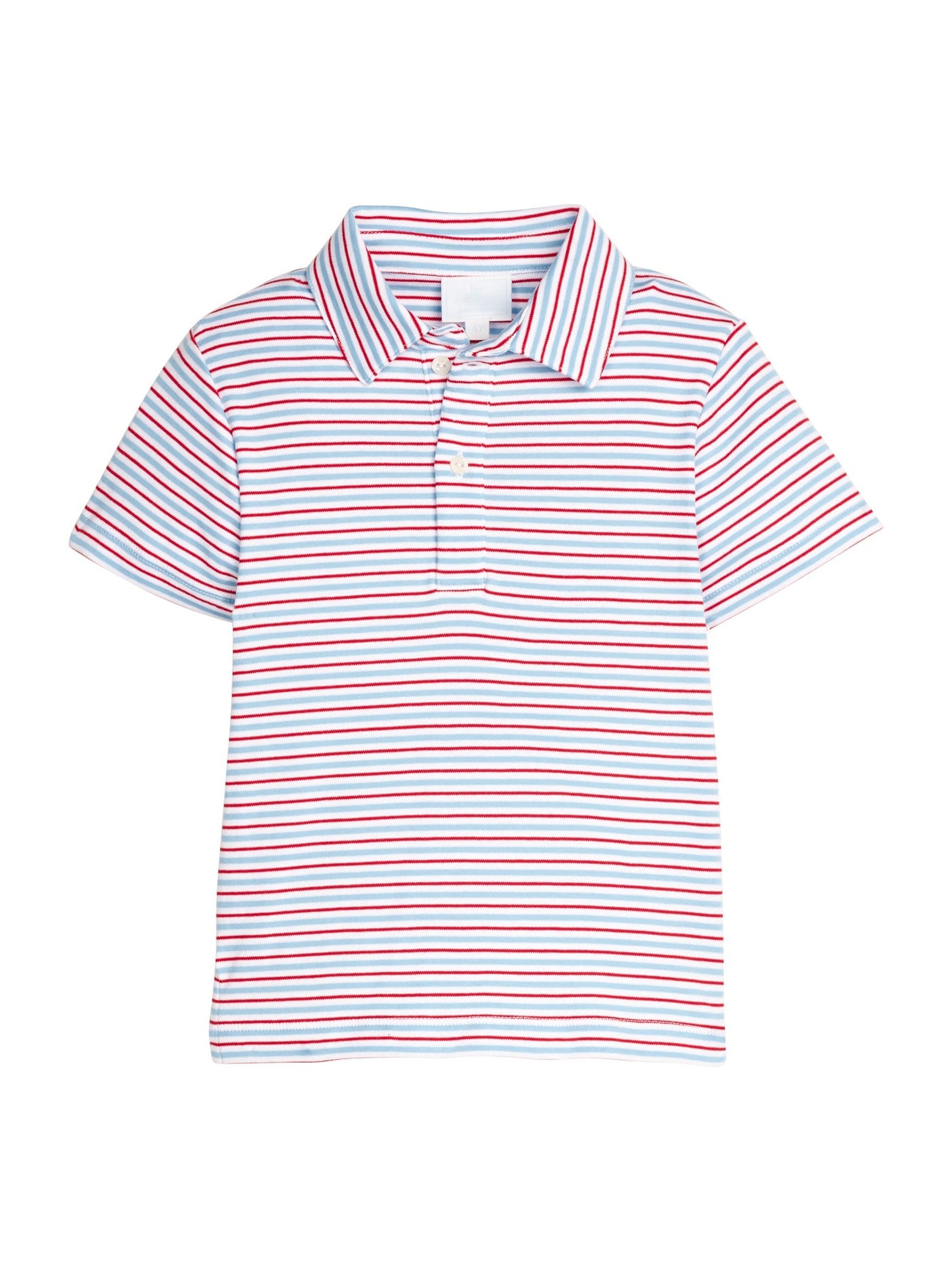 Short Sleeve Polo - Primary Stripe