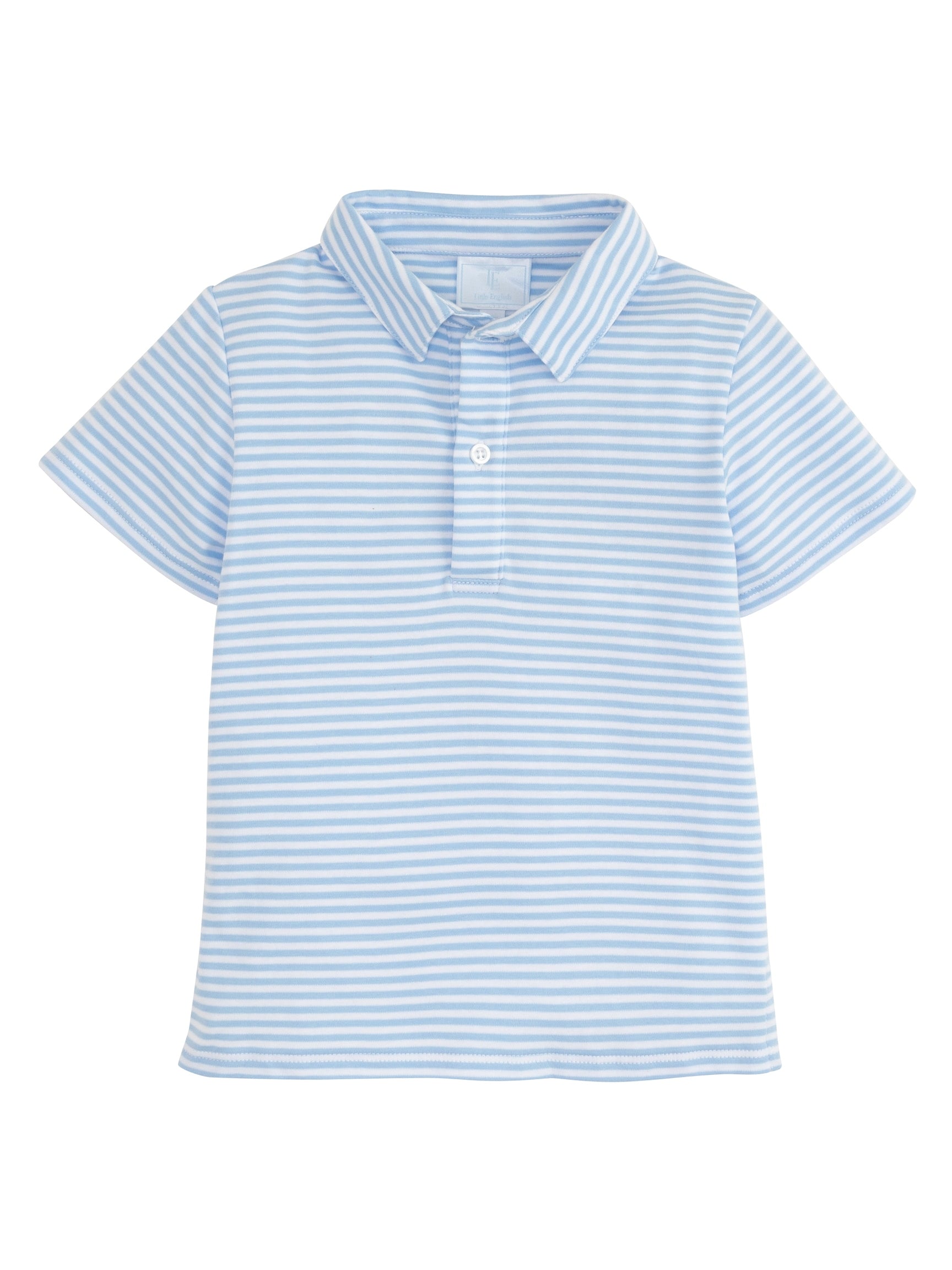 Short Sleeve Striped Polos