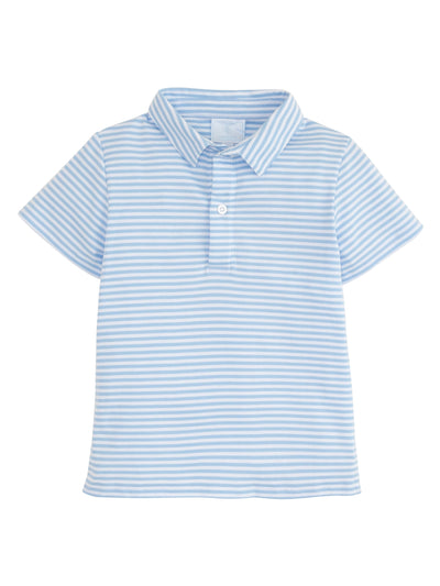 Short Sleeve Striped Polos