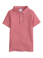 Short Sleeve Striped Polos