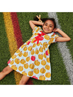 Hermione Dress - Gold Apples