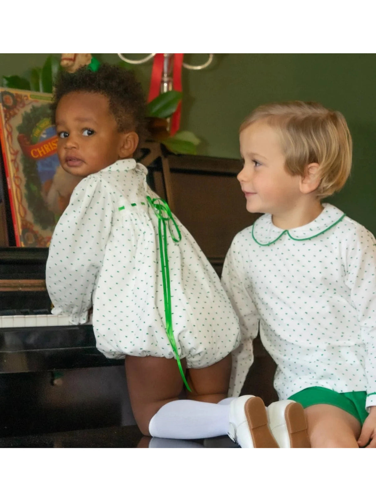 Sibley Bloomer/Short Set - Mistletoe Green