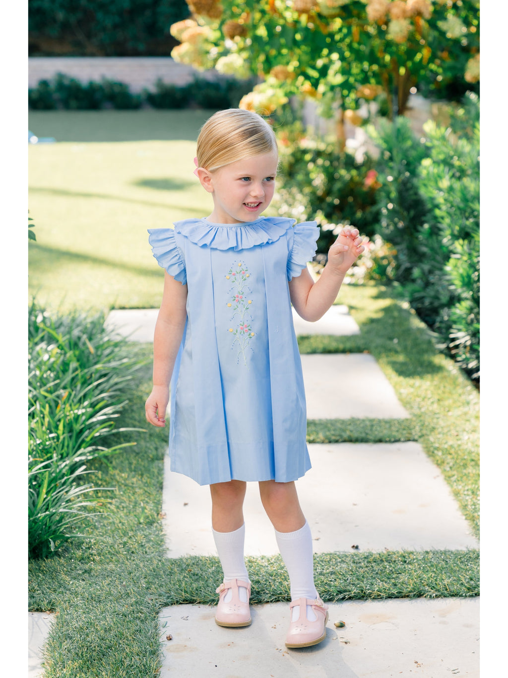 PRE-ORDER Sid Scallop Pleat Dress