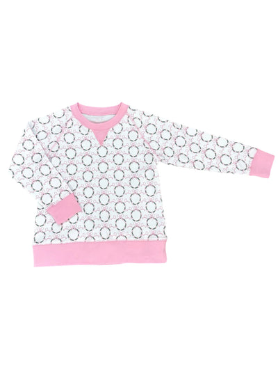 Sidney Sweatshirt - Pink Wreath