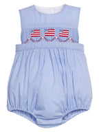 Smocked Apron Bubble - Flags