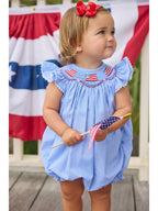 Smocked Bishop Bubble - Flags