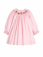 Smocked Bishop Dress - Holly Days
